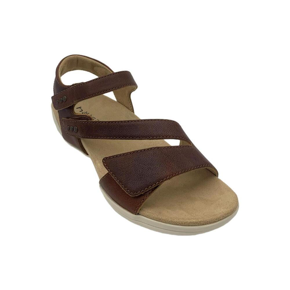 Halsa Women's Denia Sandals Cognac - Wide